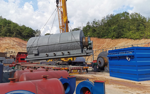 Recycling tire into oil plant