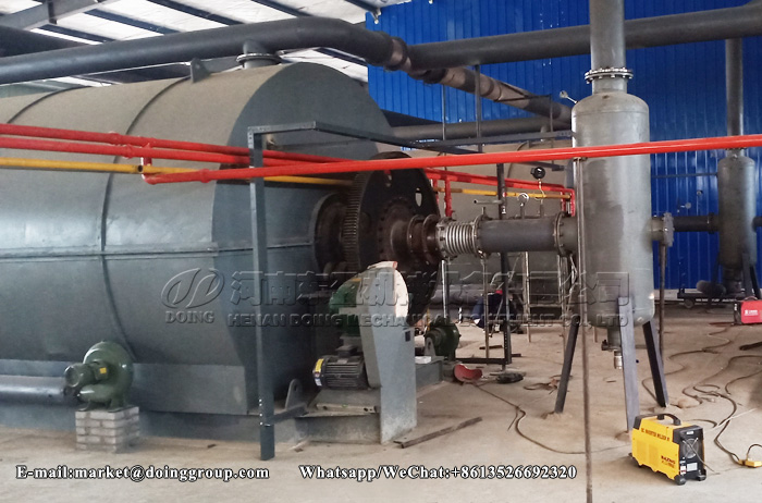 tyre pyrolysis plant