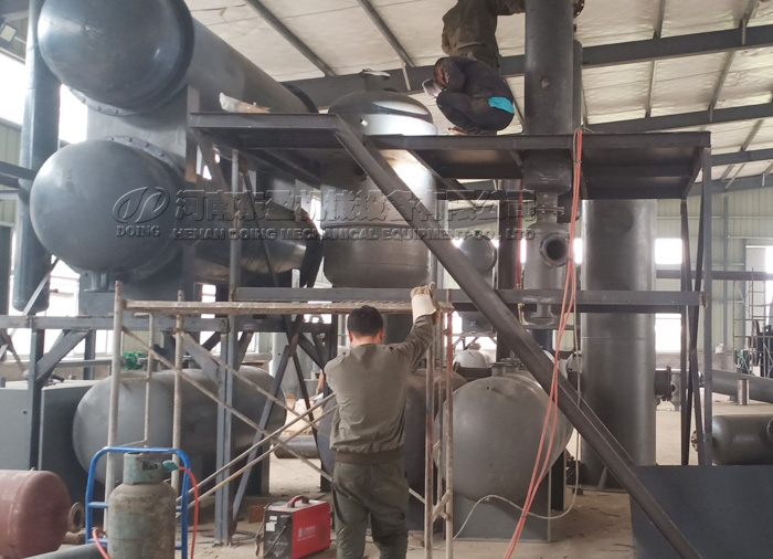 waste tyre pyrolysis plant