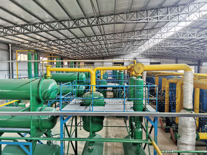 tyre pyrolysis plant