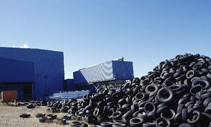 tire recycling plant