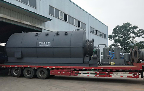 12T plastic to fuel conversion machine was delivered to Romania