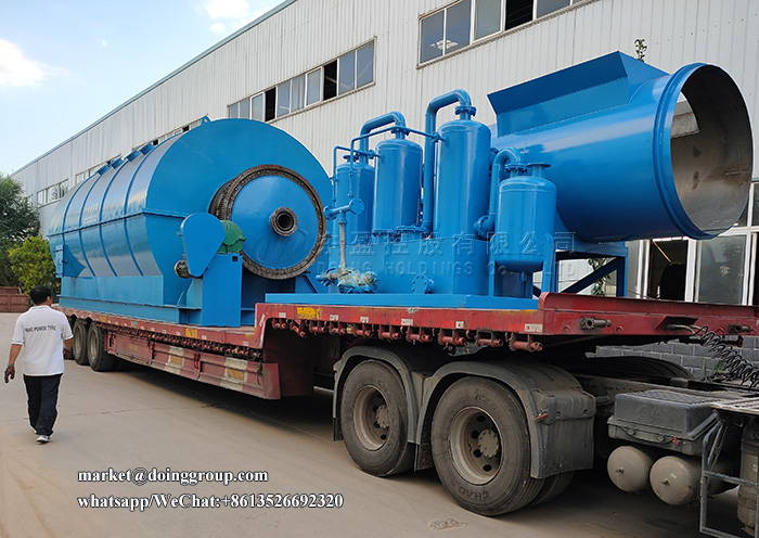 tyre pyrolysis plant