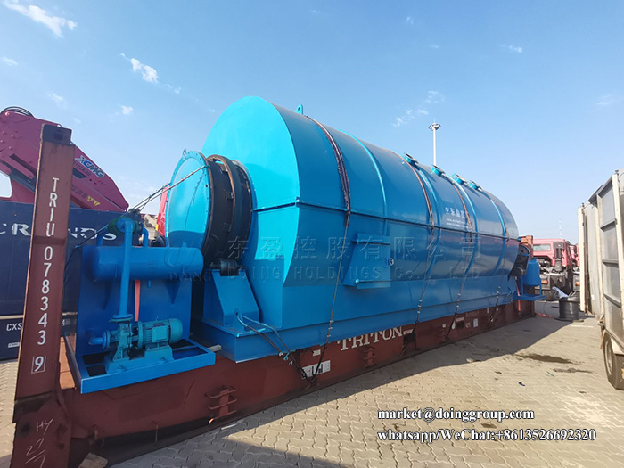 tyre pyrolysis plant