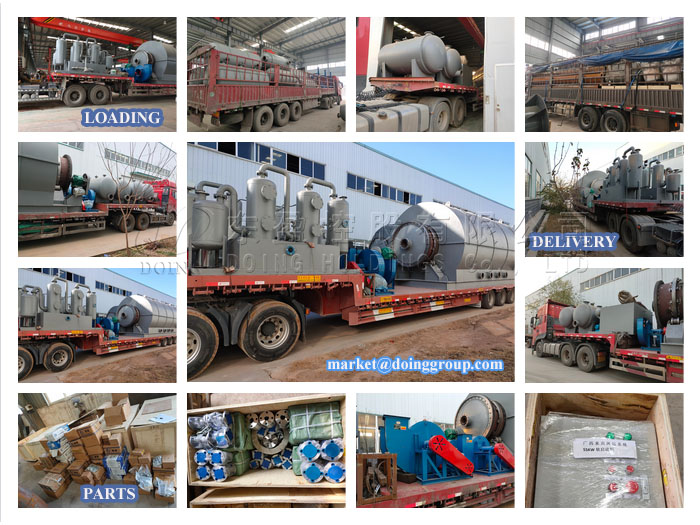 tyre pyrolysis plant