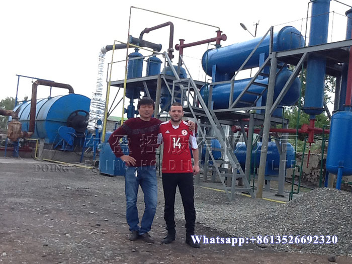 tyre recycling pyrolysis plant