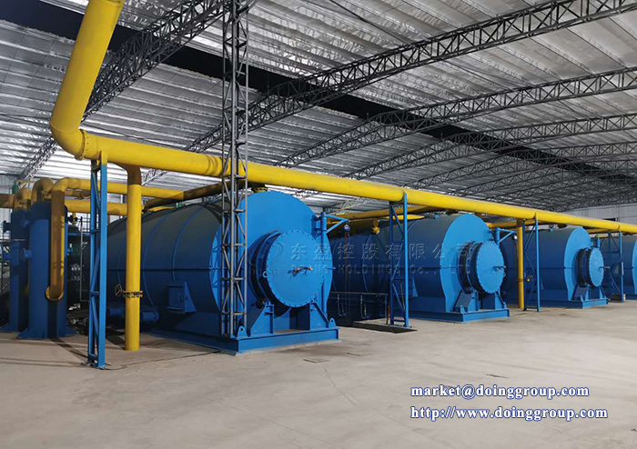 tyre pyrolysis plant