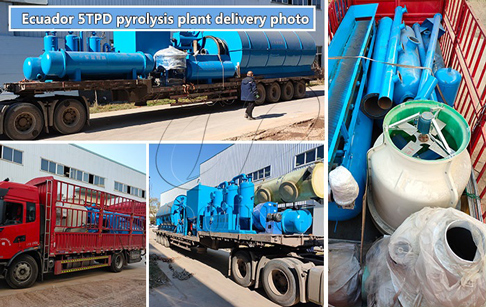 5TPD waste plastic pyrolysis plant was delivered to Ecuador from Doing’s factory!