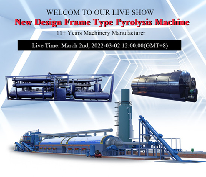 waste tire recycling pyrolysis plant