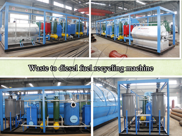 waste tyre to diesel fuel machines