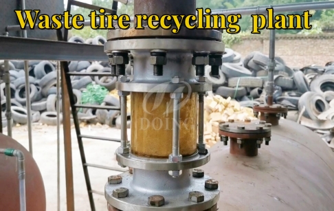 How many kinds of waste tire recycling machines does DOING Company have for sale?