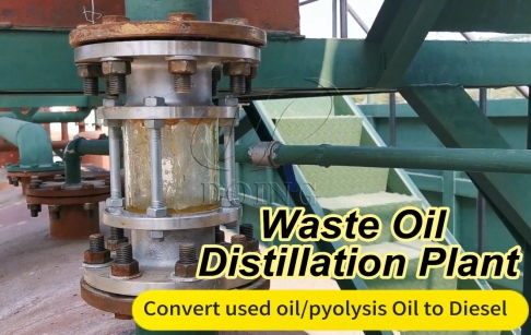 A Regular Canadian customer ordered 3TPD pyrolysis oil refinery plant from DOING
