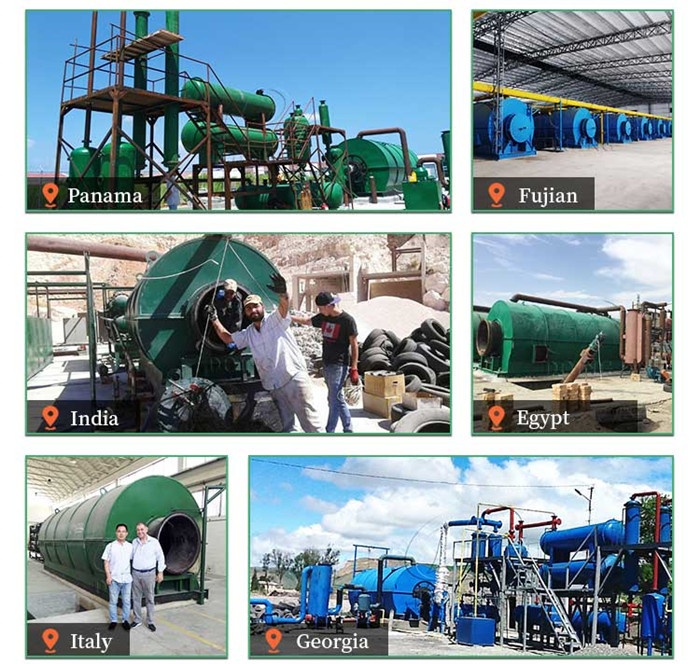 Successful project cases of DOING pyrolysis plants