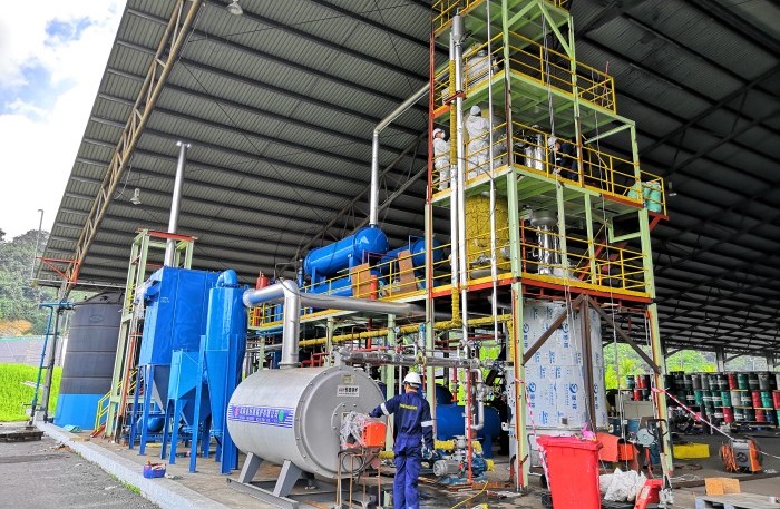 oil sludge distillation plant