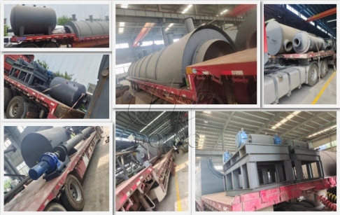 40TPD fully automatic rubber tyre pyrolysis plant was delivered to Chongqing, China