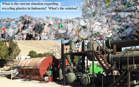 What is the current situation regarding recycling plastics in Indonesia? What's the solution?