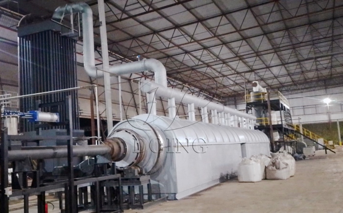 tyre pyrolysis plant in Brazil