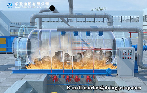 Pyrolysis Plant Working Process Display Video