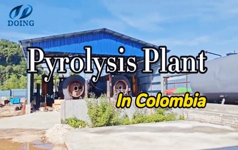 Colombia 60tpd oily sludge treatment pyrolysis machines installed by DOING
