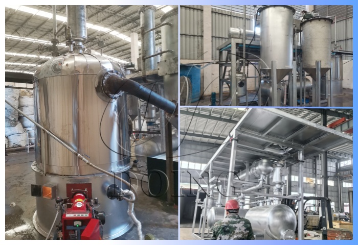 small waste oil to diesel distillation plant