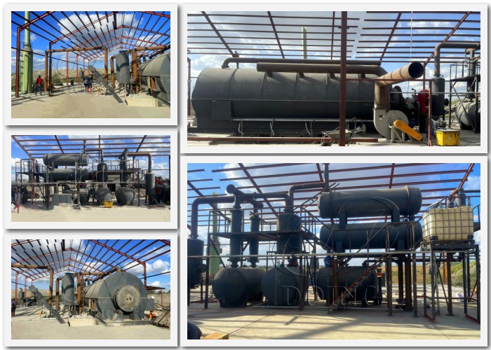 Installation site of waste tyre pyrolysis plant in Kenya