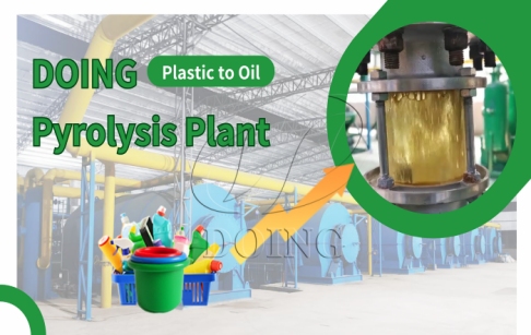 How much does pyrolysis plastic recycling machine cost?