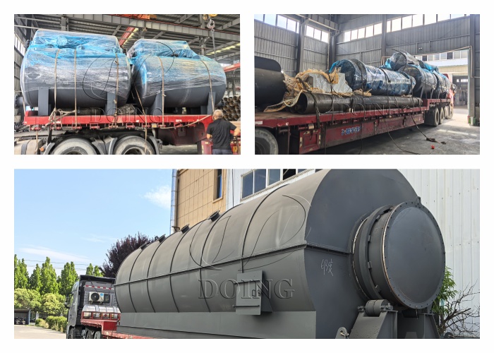 DOING waste plastic pyrolysis plant