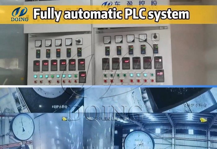 DOING continuous rubber powder pyrolysis system