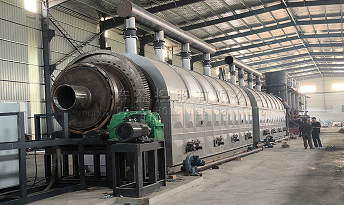 DOING continuous rubber powder pyrolysis system