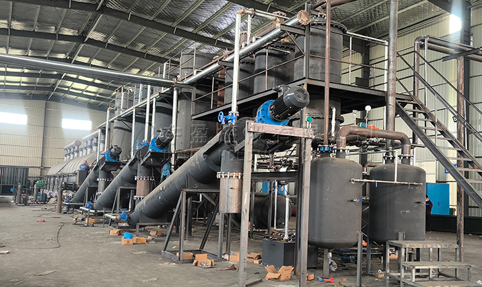 DOING continuous rubber powder pyrolysis system