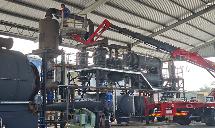 DOING tank cleaning sludge pyrolysis equipment
