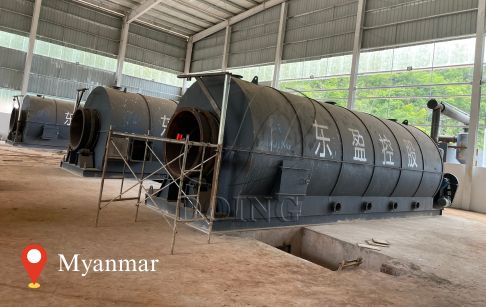 DOING High Oil Yield Batch Tyre Pyrolysis Device Helps Myanmar Customer Achieve Fuel Self-Sufficiency