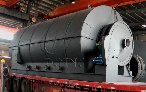 DOING 10TPD Batch Plastic Pyrolysis Equipment Dispatched to Indonesia
