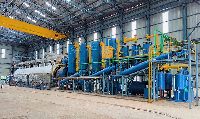 continuous tire pyrolysis plant in India