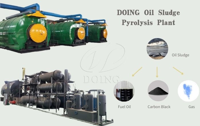  sewage oily sludge pyrolysis equipment