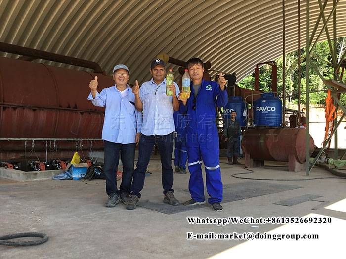 tire recycling pyrolysis plant