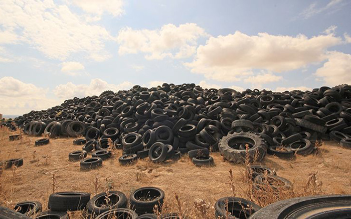 tire recycling plant