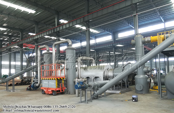 waste tire pyrolysis plant