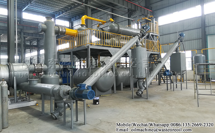 waste tire pyrolysis plant