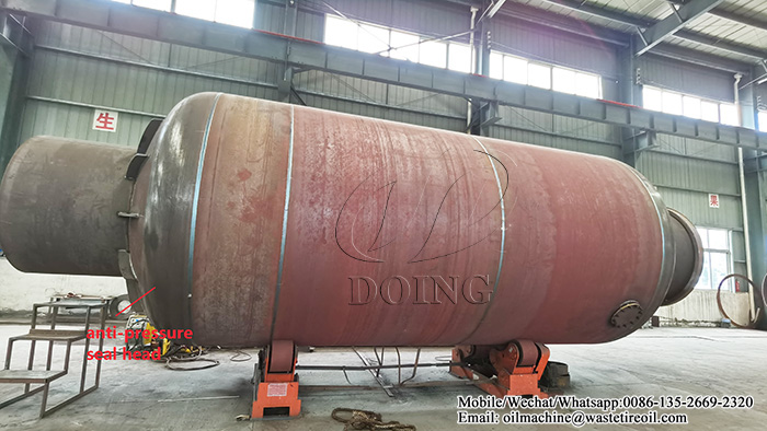 waste tire pyrolysis plant