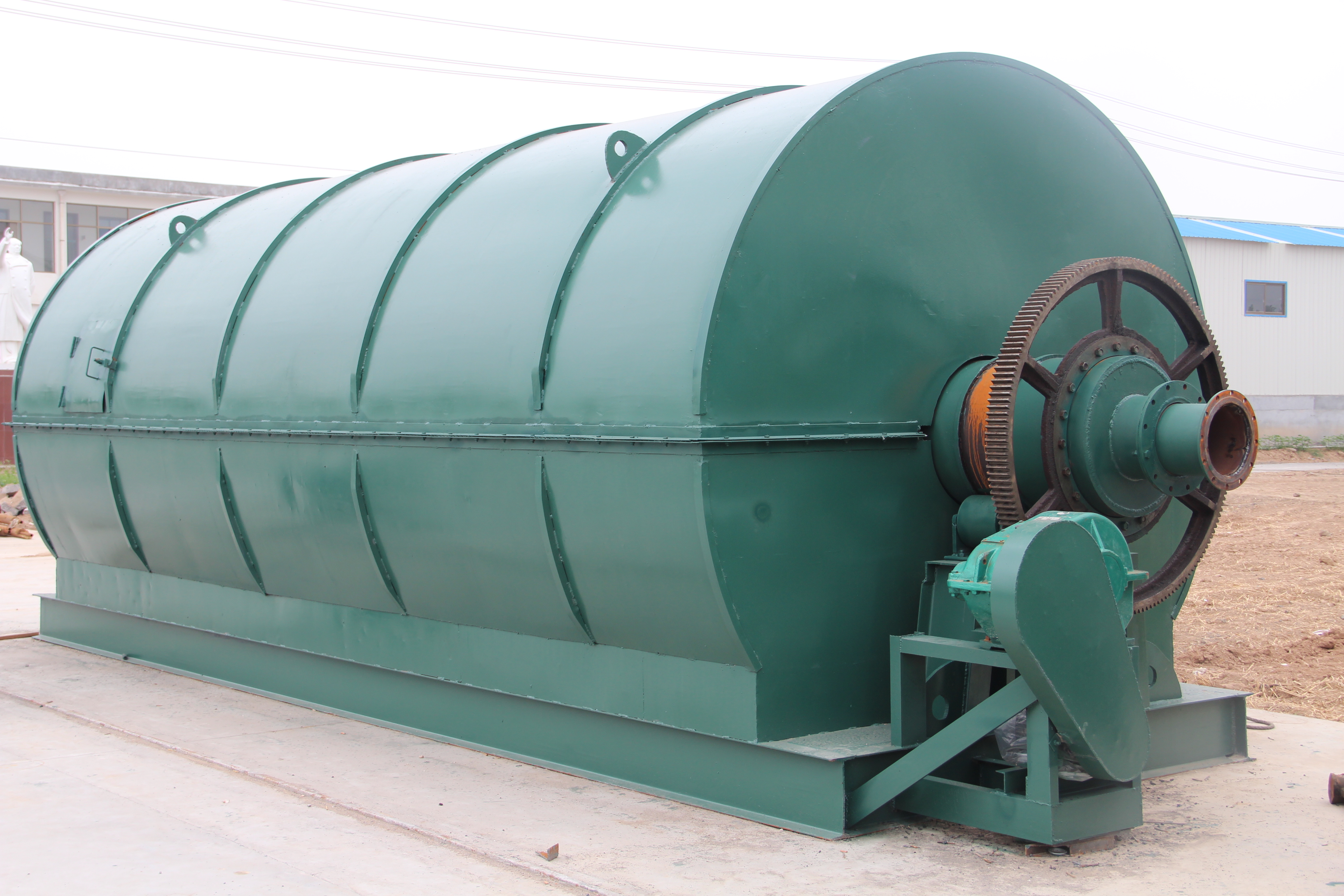 5th generation waste tyre to oil recycling machine