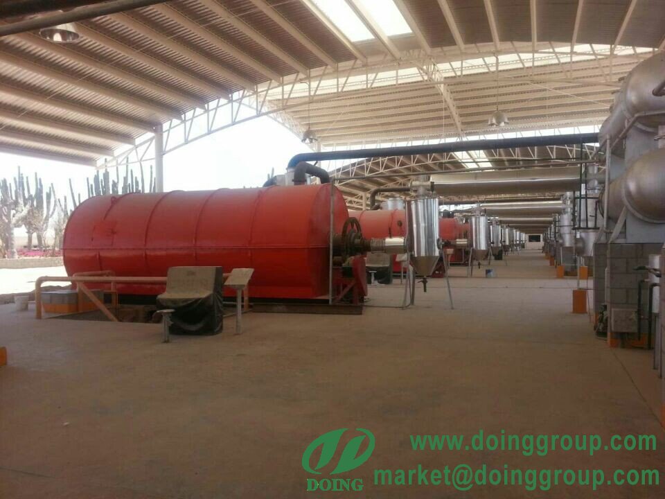 tyre pyrolysis machine