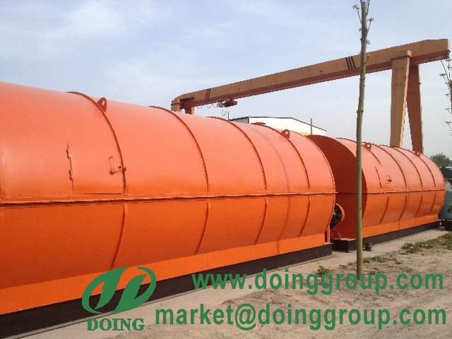 tyre recycling pyrolysis plant