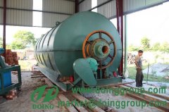 Waste tyre recycling equipment