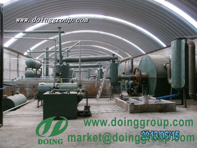 How to set up waste tyre pyrolysis machine?