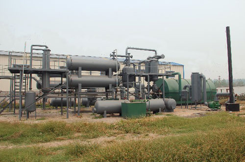 New technology of plastic to oil machine and waste oil distillation plant