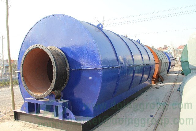 tyre pyrolysis plant