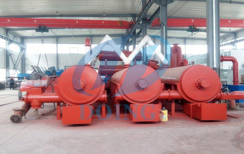 contiuity recycling pyrolysis plant