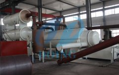     Fully continuous waste tyre /plastic pyrolysis machine with PLC