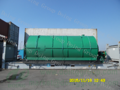 What is waste tyre/plastic pyrolysis machine?